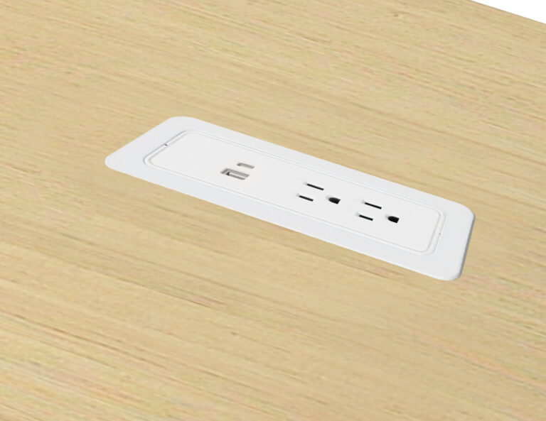 Multiprise de surface encastree Blanc XB